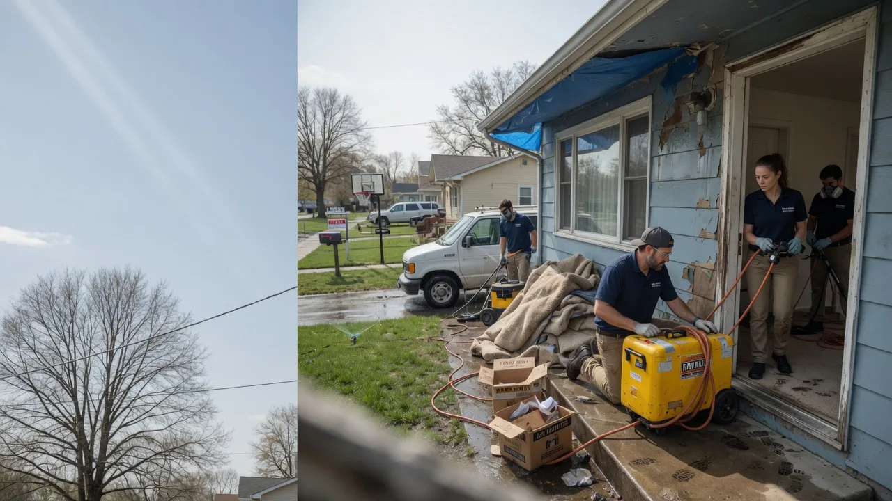 Basement Flood Cleanup in Assaria, KS near me